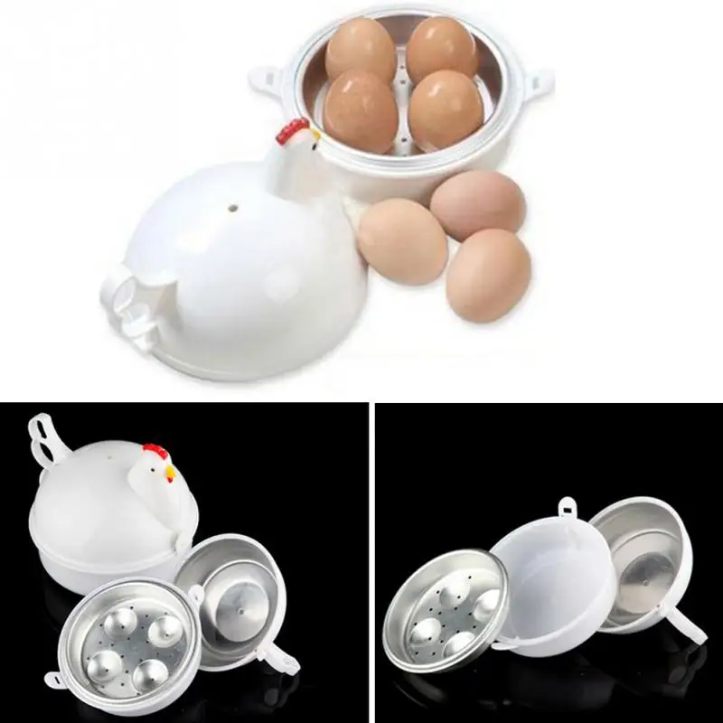 NEW Chicken Shaped Microwave Eggs Boiler Cooker Kitchen Cooking Appliances Steamer Home Tool | Дом и сад