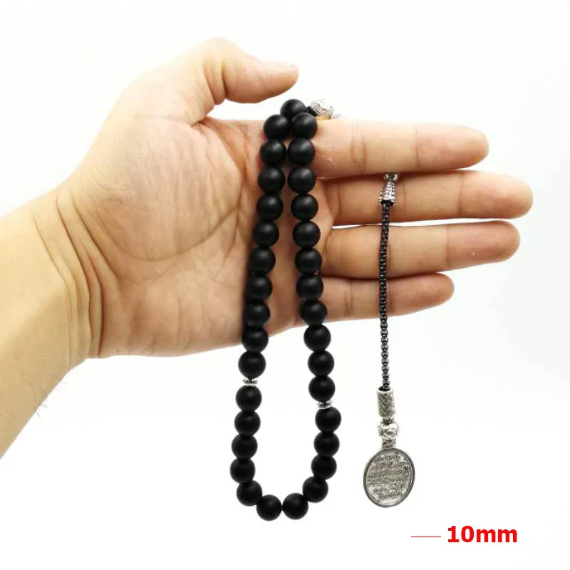 Четки из агата 33 Tasbih редкие Агаты четки с записывающими историческими