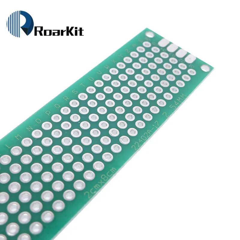 1 шт. 2x8 см Прототип PCB 2*8 панель с двойным покрытием/Луженая ПП универсальная плата