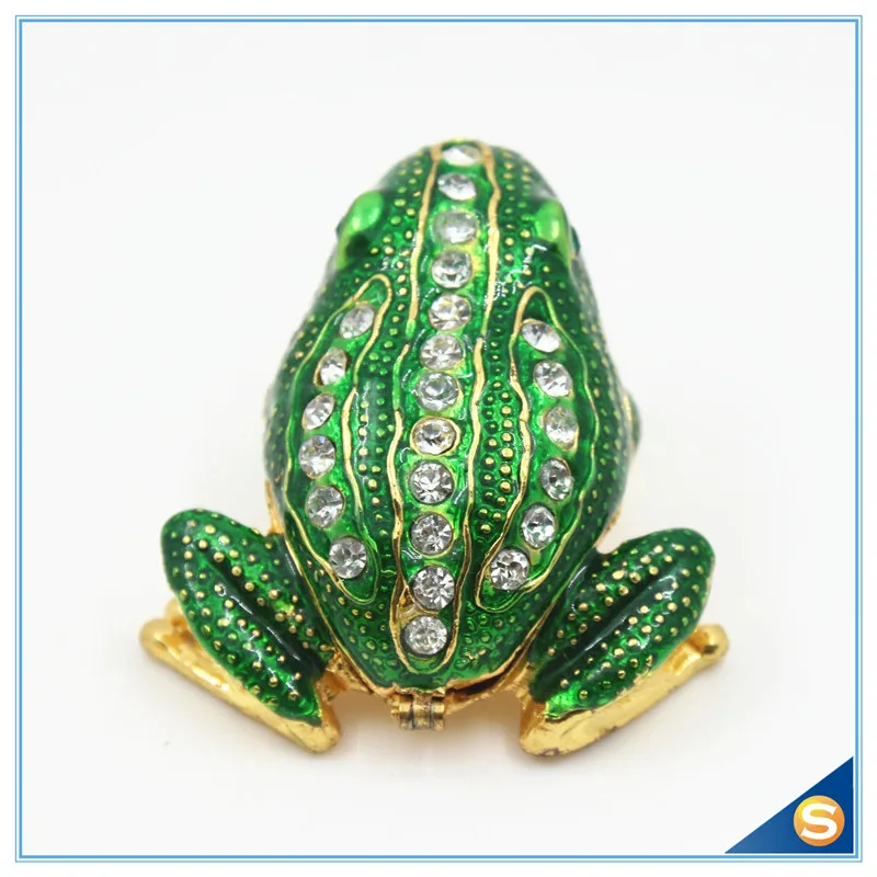 Коробка-безделушка с изображением животных Frog Подарочная коробка для хранения