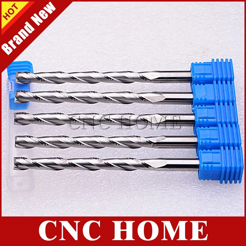 Спиральные концевые фрезы с 2 канавками твердосплавные Фрезы ЧПУ режущие
