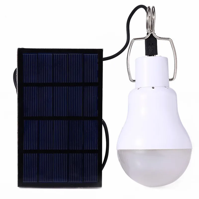 

Solar Power Outdoor Led Light Portable Lanterns Solar Lamp with Solar Panel LED Bulb Camping Lights Hiking Led Lamp Night Light