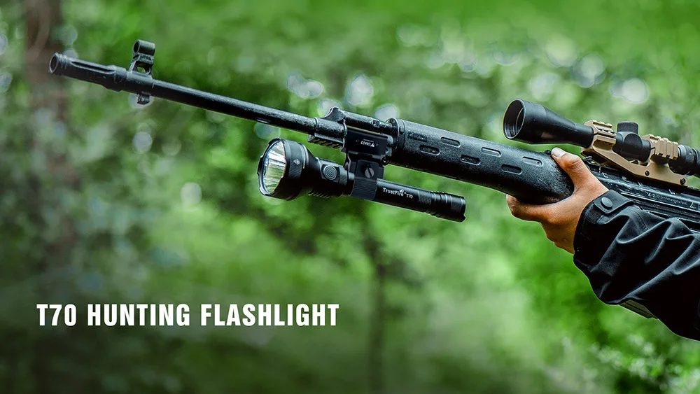 TrustFire T70 тактический фонарь Cree XHP35 2300LM 1000 м дистанционный перезаряжаемый светодиодный фонарик для охоты на винтовку