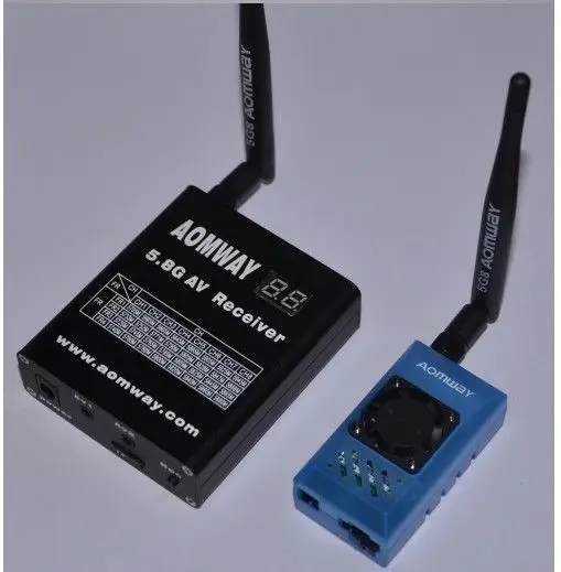 Aomway 5 8 Ghz 1W 1000mW AV передатчик/приемник DVR рекордер w/Антенна FPV RC | Игрушки и хобби