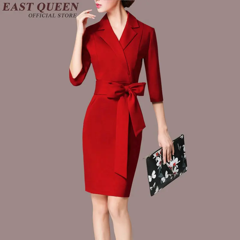 Деловое платье для женщин офисное женское работы Офисная форма Женское зимнее 2018