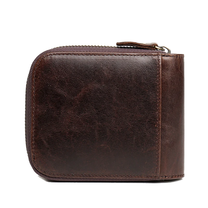MVA Card Holder Purse Men Wallet Short Vintage Genuine Leather Organizer Wallets Brand Male Coin New | Багаж и сумки