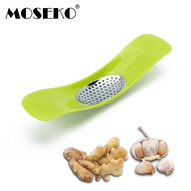 MOSEKO 1 шт. пластиковый пресс для чеснока ручная шлифовальная машина терка