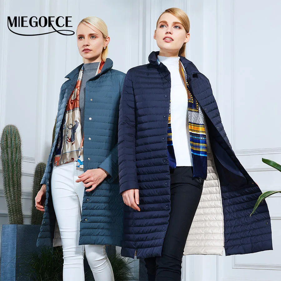 2017 тонкие женские пуховики длинние пальто весна ветер защитные парки новые