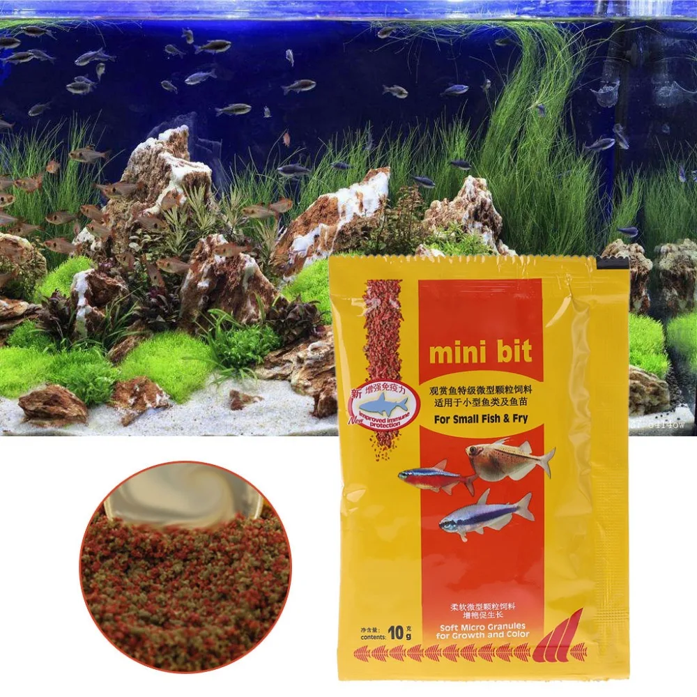 Aquarium Small Fish Food Bettas Tropical Goldfish Healthy Feed Supplies Dropshipping |
