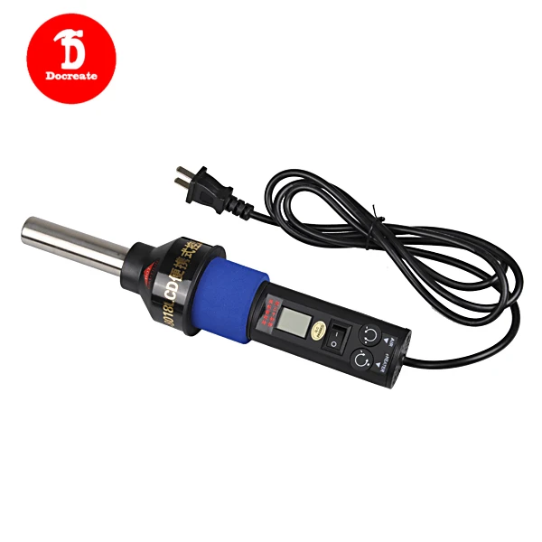 8018LCD 220V 450 градусов LCD регулируемый электронный тепловой пистолет горячего