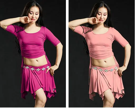 Женский модальный костюм для танца живота костюмы восточных танцев верхняя юбка