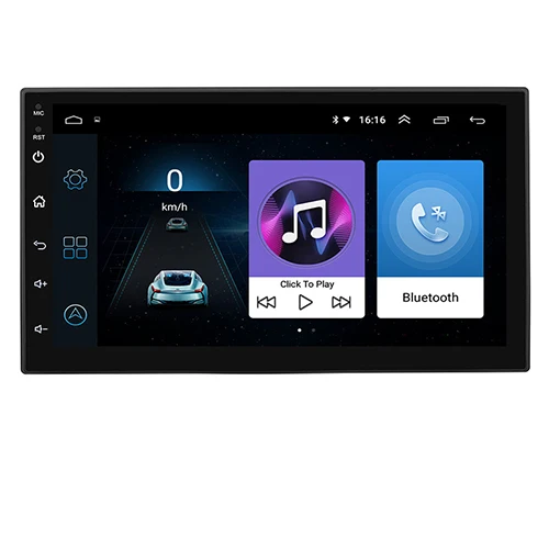 2 Din автомобильное радио GPS Android 8,0 Универсальный мультимедийный видео плеер " 2din автомобильный MP5 плеер GPS навигация WIFI Bluetooth без DVD - Цвет: Only Car MP5 Player