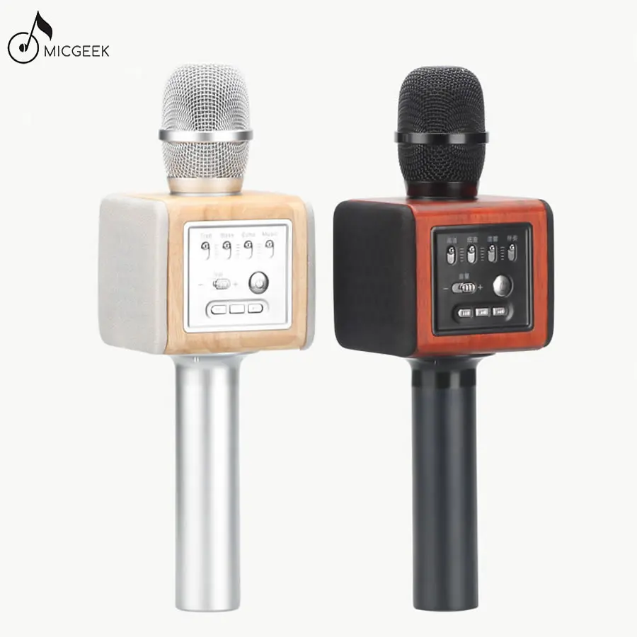 Новый оригинальный бренд MicGeek эльф Беспроводной караоке микрофон 2 1 Звуковая