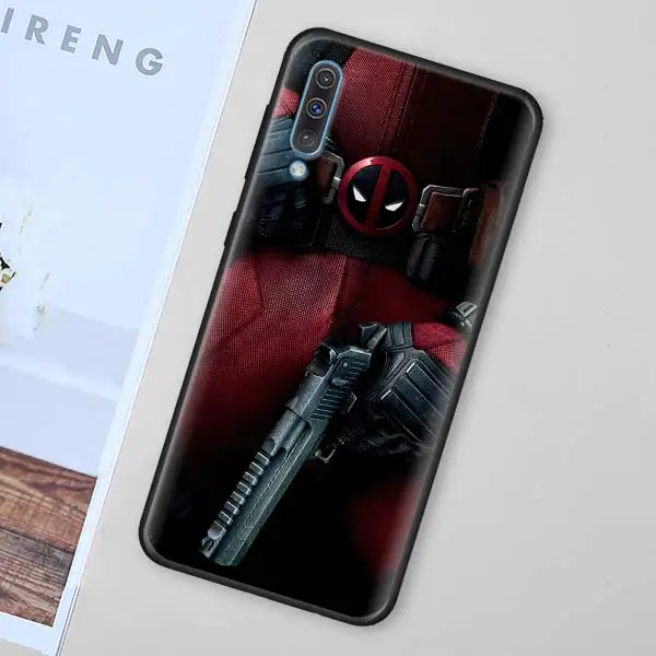 008 Черный мягкий чехол Marvel с супергероями Мстителями для Samsung Galaxy M30 M10 M20 A50 A70 A40 A10 A20 A30 A60 силиконовый чехол - Цвет: 008