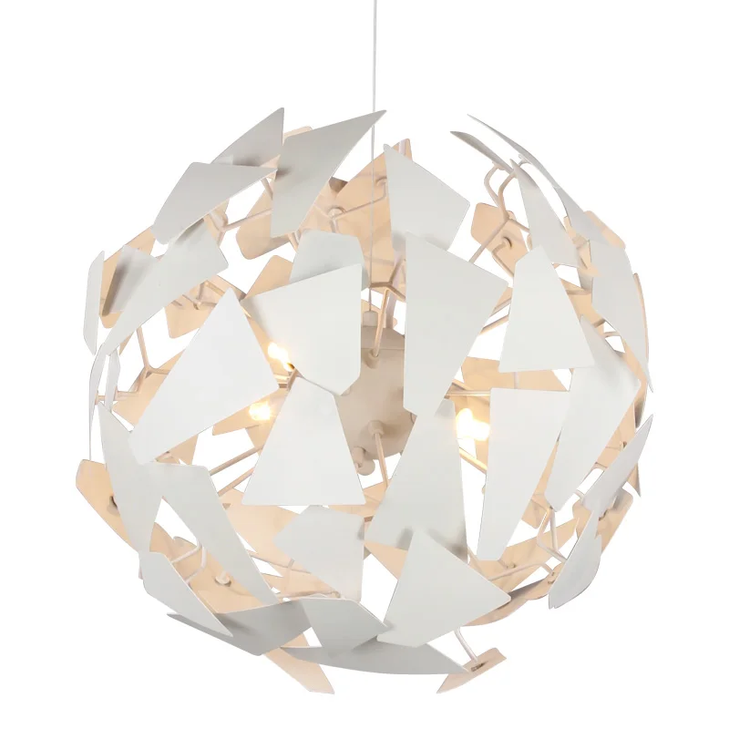

Nordic chandeliers personality creative chandeliers LED living room lamp wrought iron bedroom study chandeliers simple led lamps
