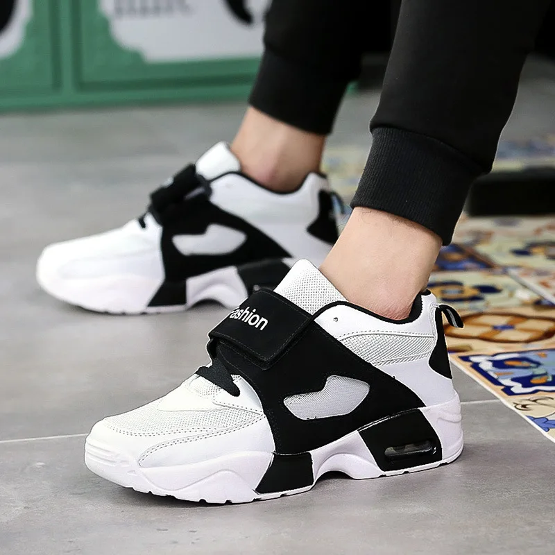 Осенняя мужская повседневная обувь прогулочная удобные кроссовки из сетчатого