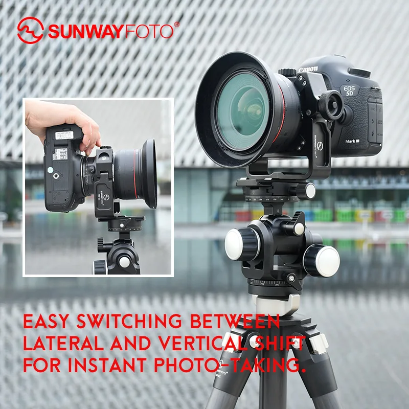 Sunwayfoto TS-E24 штатив Canon dslr камера аксессуары TS-E17/TS-E24 наклон сдвиг кронштейн объектива быстросъемная пластина arca swiss