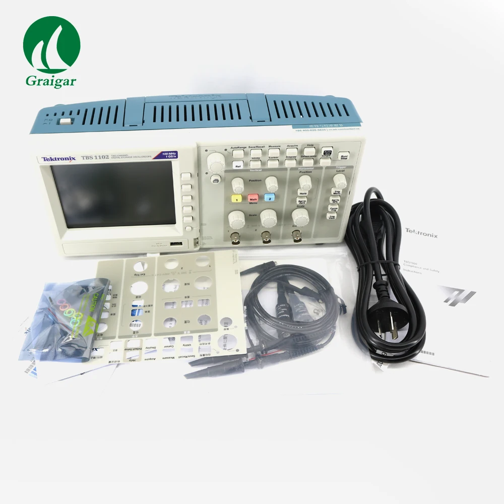 Цифровой Новый осциллограф Tektronix TBS1102 с возможностью автоматического измерения |