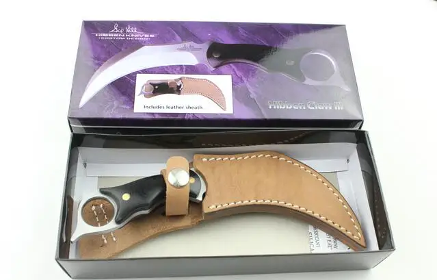 United knfie karambit 440C фиксированное лезвие коготь открытый кемпинг охотничий нож для
