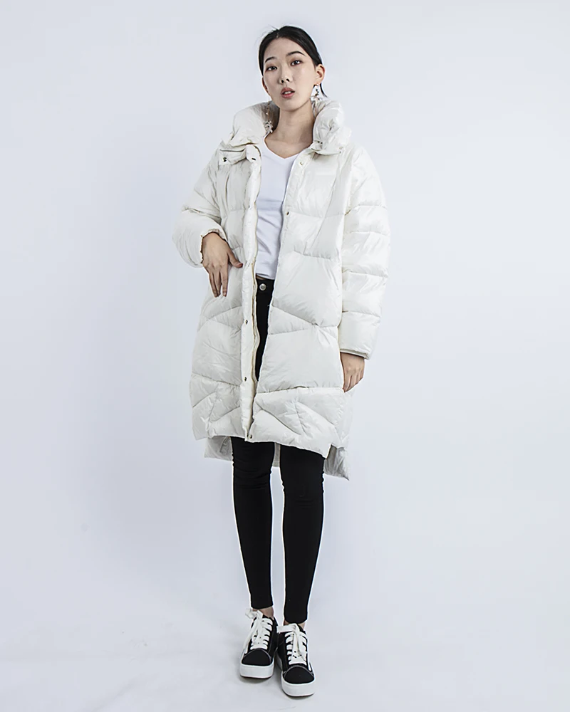 Puffer jacket women plus size duck down jacket winter coat women Outerwear Female Long Casual Light ultra thin Warm Parka