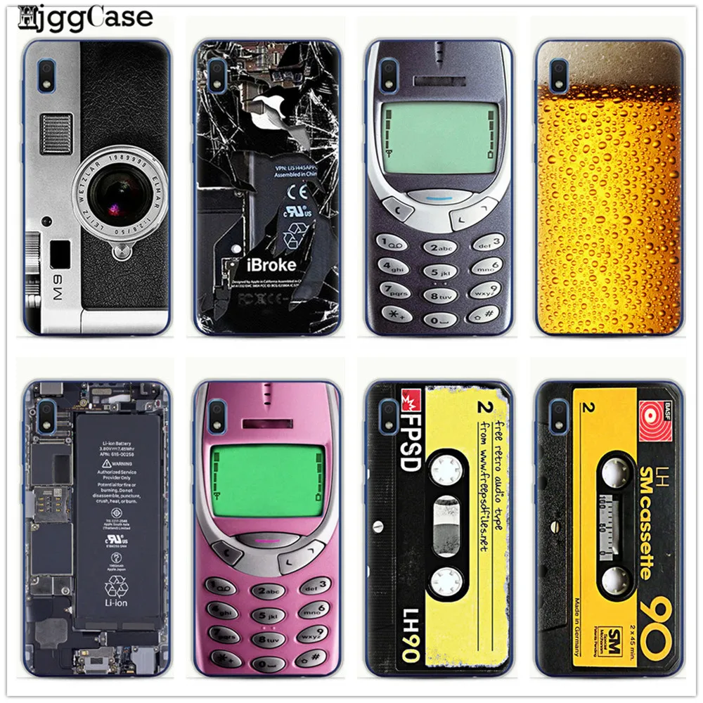 Чехол Gameboy с крашеным рисунком для камеры Samsung Galaxy M10 M20 M30 S10 S10e S9 S8 Plus A10 A20 A30 A50 A70