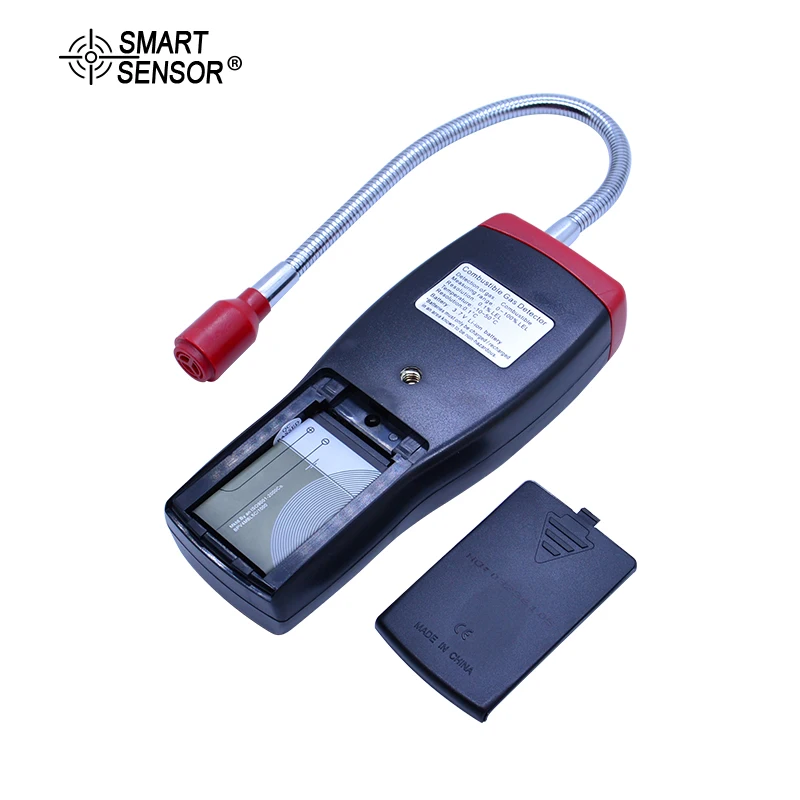SMART SENSOR AS8800A Combustible Natural Gas Detector Portable Gas Leak Location Determine Gas Analyzer