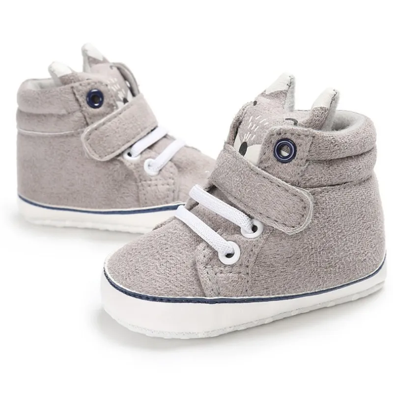 0-18 м Детские кроссовки милый мультфильм лиса Neonata Scarpe малыш Chaussure семья мальчик детские пинетки обуви для малышей Девочка детская обувь