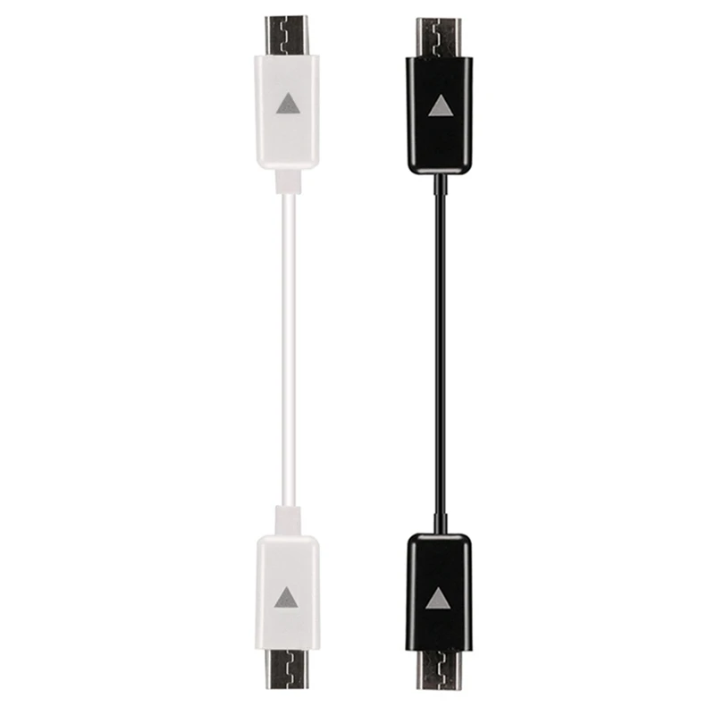 1 шт. кабель переходник для передачи данных Micro USB Type B (папа) (папа)|Переходники и