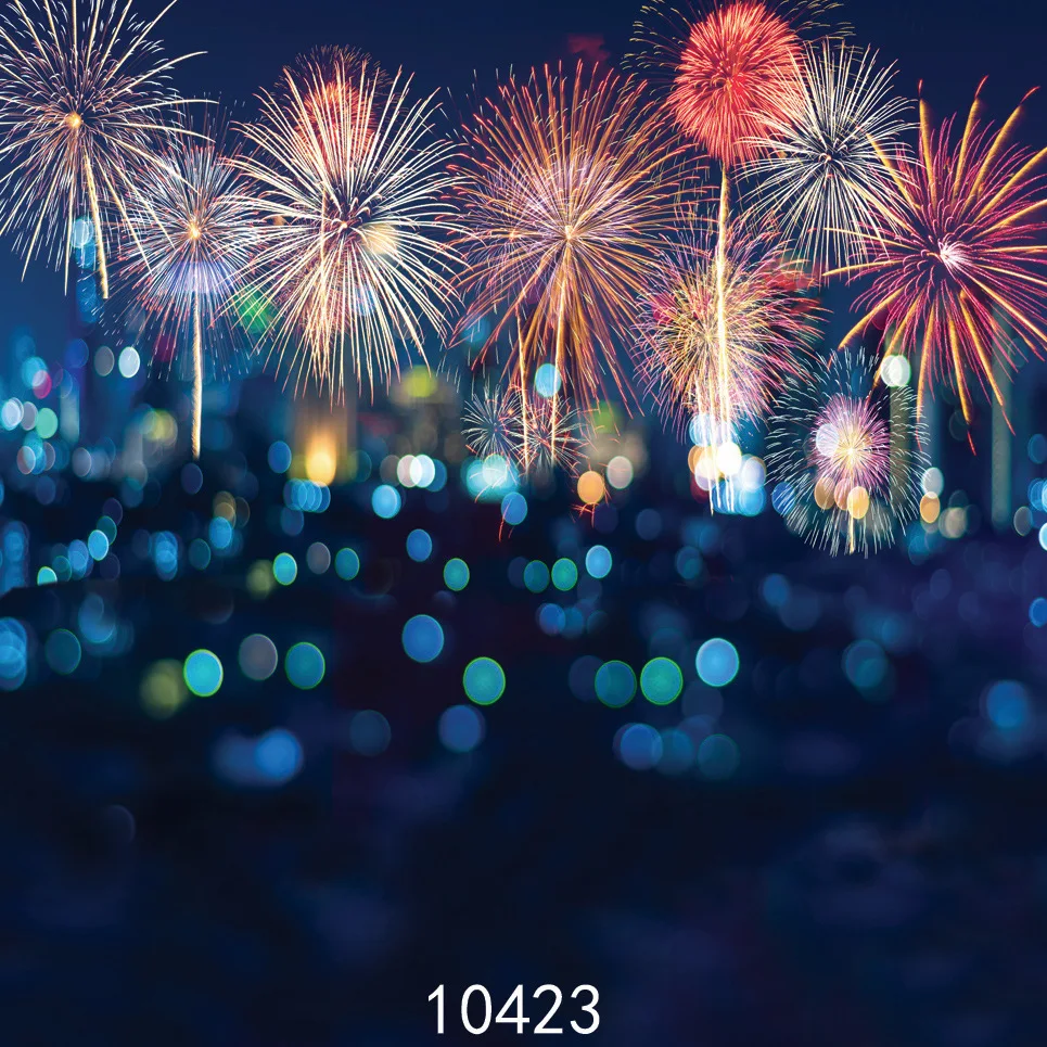 New Year Fireworks Photo Background Dream Photograph Backdrops Vinyl | Электроника