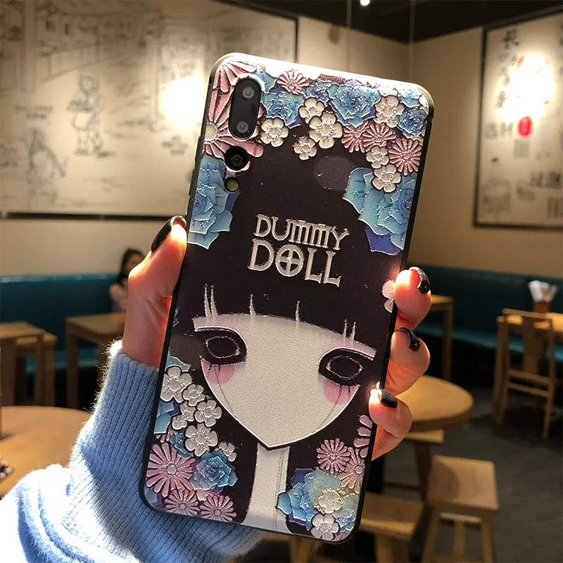 Chinese Style Fashion Peking 3D Opera Embossed Cover For XiaoMi Mi 8 Mi8 SE Mix 2 2S 6X Case for xiaomi mi Back Shell |
