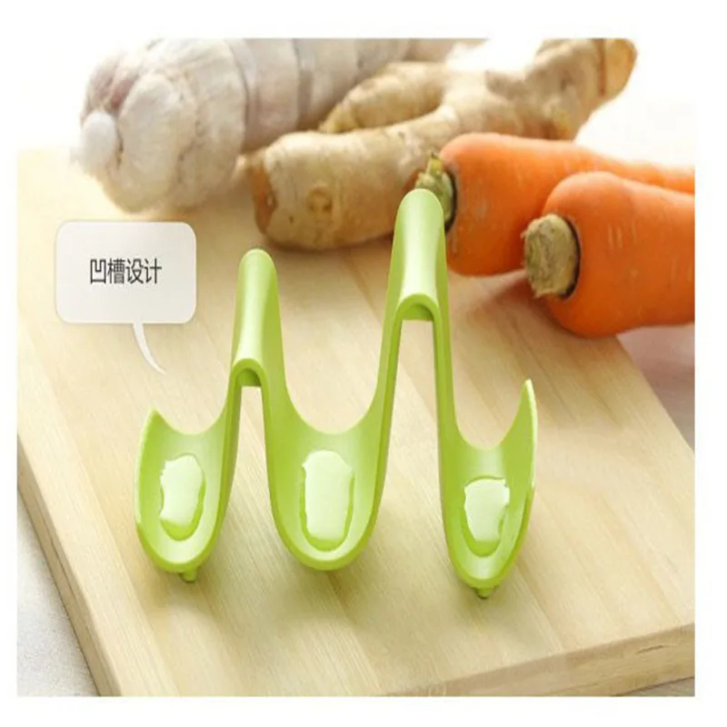 1 шт. ложка волнистый стиль пластиковый кухонный горшок крышка для сковороды