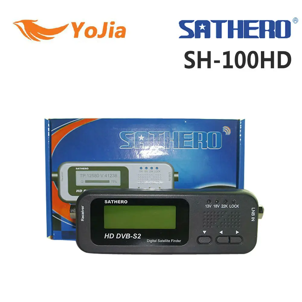 Sathero SH-100HD поиск цифрового сигнала спутниковый измеритель DVBS/S2 с USB 2,0