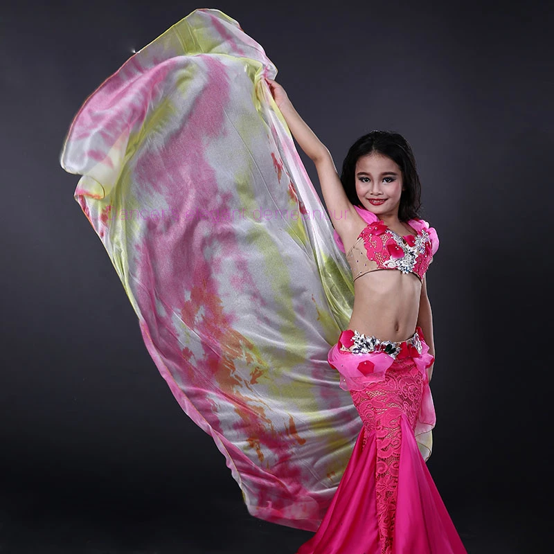 Новый! для девочек / женщин сетка танца живота аксессуары цвета танец вуали вуаль