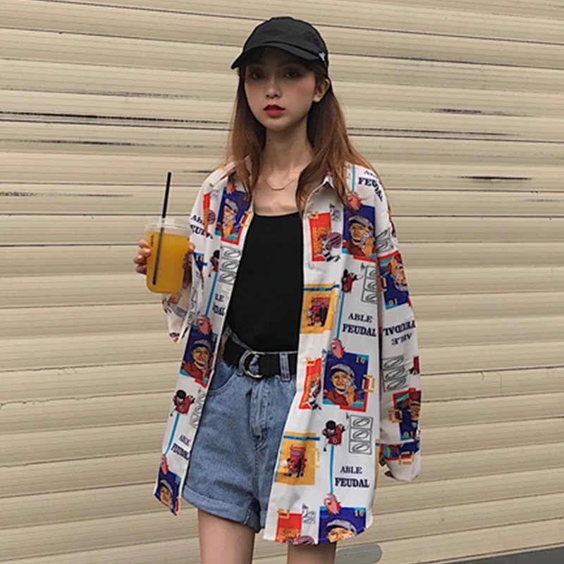 2019 Новое поступление женской одежды летняя Корейская версия Ulzzang свободная