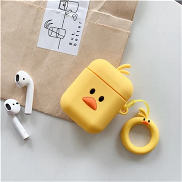 A15 Милый мультяшный беспроводной чехол для наушников с Bluetooth для Apple AirPods, мягкий силиконовый чехол для наушников s для Airpods 2, защитный чехол - Цвет: A15
