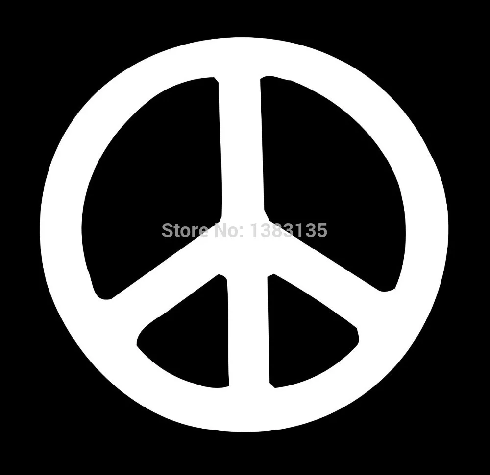 12.7cm x Peace Sign Car Sticker For Truck Window Bumper Auto SUV Door Laptop Kayak Vinyl Decal 13 Colors | Автомобили и мотоциклы
