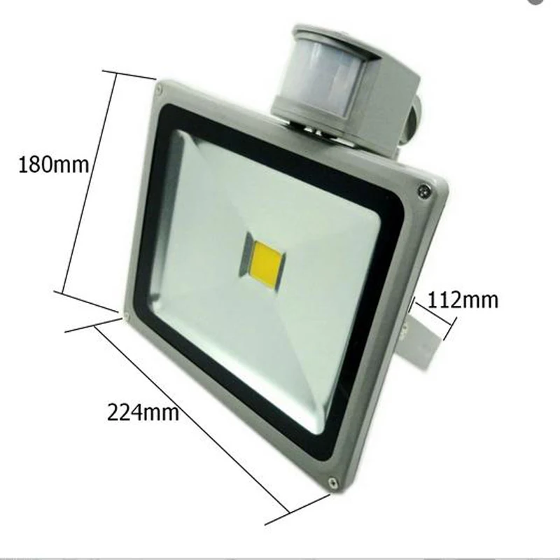 30 Вт ПИР СВЕТОДИОДНЫЙ прожектор Датчик Движения Наружное освещение Теплый Белый