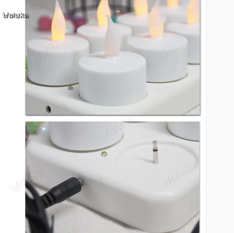 Simulation Charging candle Lamp evening wedding birthday Proposal Tea Room led electronic CD50 W02 | Лампы и освещение