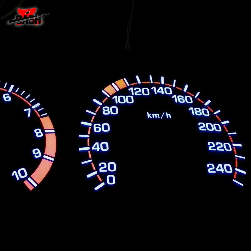 DASH EL Glow Gauge для Virage 1997 1.8L цифровой счетчик пробега темно синяя панель обратный