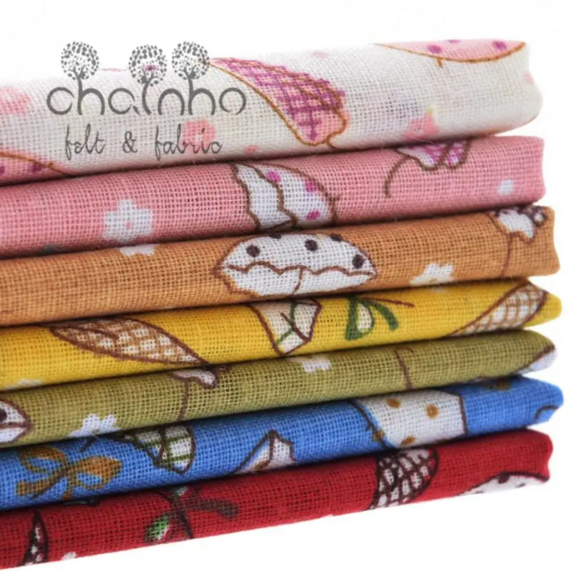 Тонкая хлопковая ткань для вырезок четверть ткани квилтинга рукоделия шаблон 7