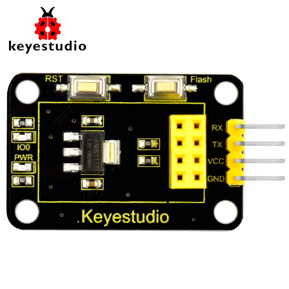 

Keyestudio ESP-01S Wifi to Serial Shield Module for Arduino ESP8266 Wifi