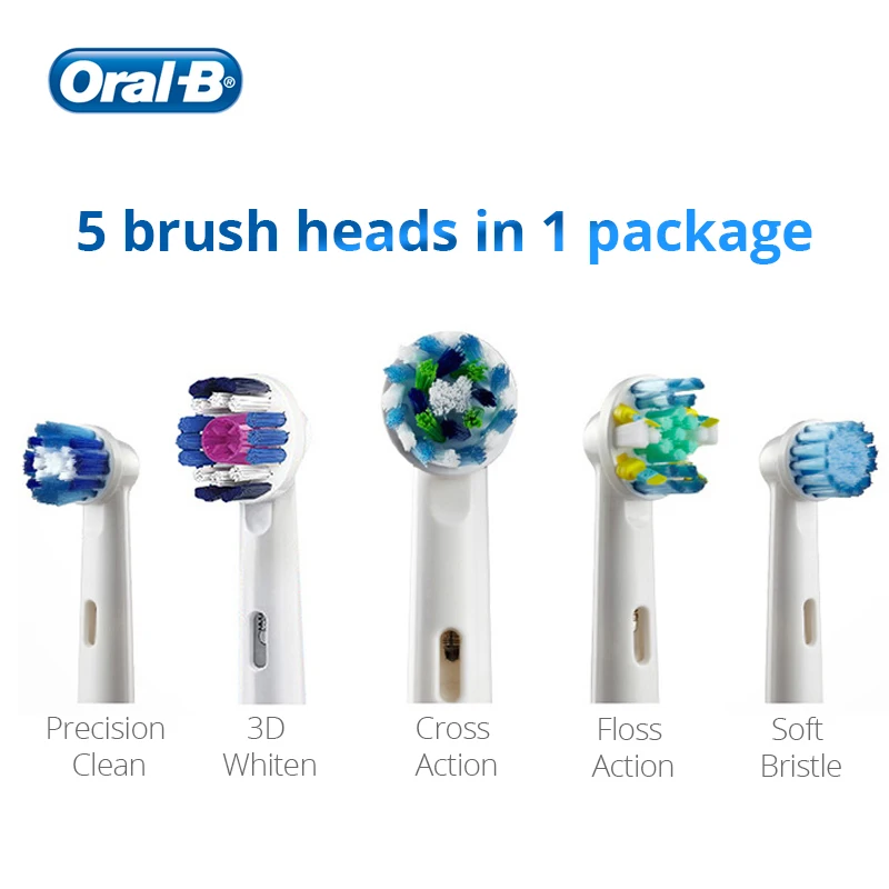 Насадки для зубной щетки Oral B 5 шт. электрической Pro чистки зубов EB17 EB18 EB20 EB25