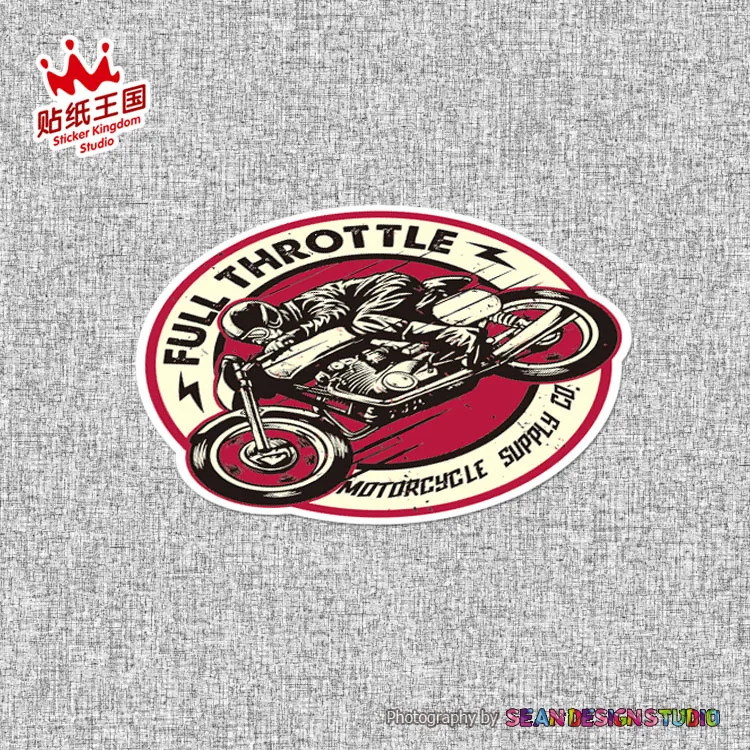 Водонепроницаемая Автомобильная наклейка для мотоцикла Cafe Racer Old School Ride Ace Bobber на