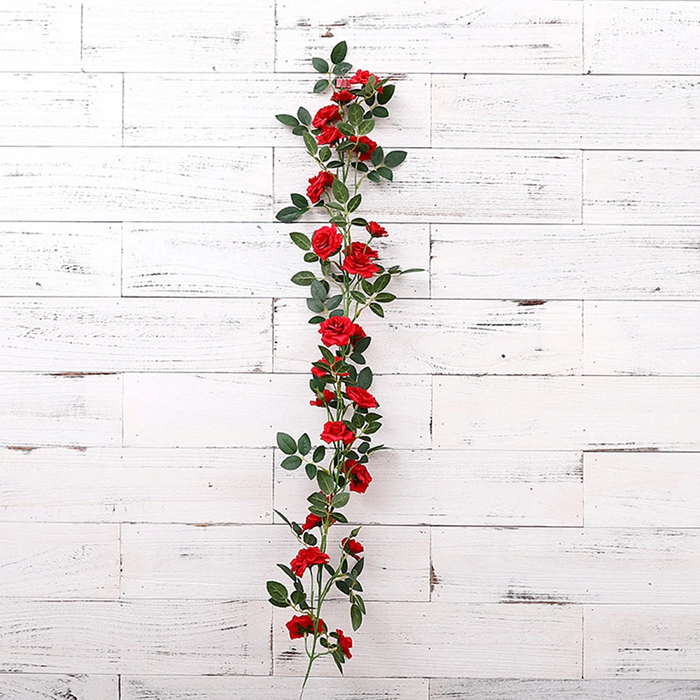 Имитация роз ротанга Свадебная стена декорация искусственный цветок отель Добро