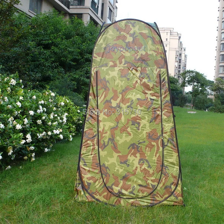 Портативный скрытый Душ Туалет Кемпинг всплывающие палатки камуфляж/УФ функция