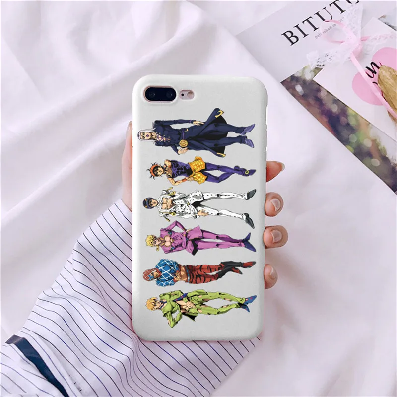 JoJo невероятное приключение убийца queen Caso телефон чехол для телефона пункт O iphone Da iphone XR XS MAX X 8 Plus 7 Алем de 6S плюс 6S 5