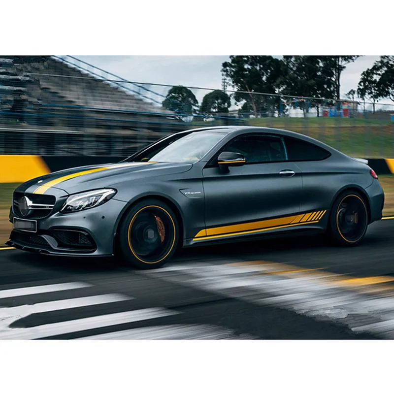 Наклейка на боковую юбку для гоночного автомобиля декоративная наклейка крышу