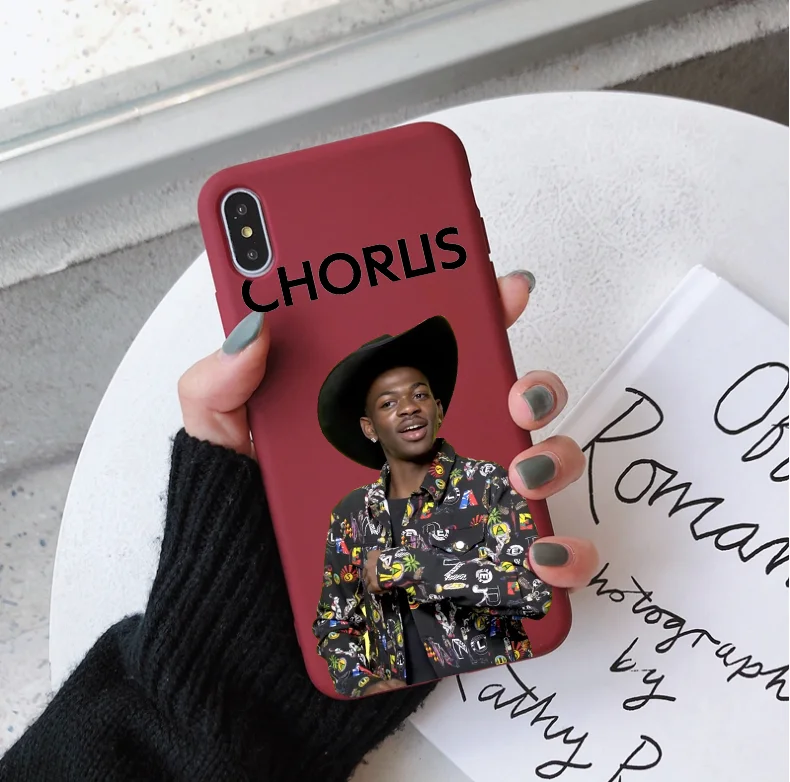 Lil Nas X хорового пения или Карамельный цвет чехол для телефона TPU IPhone 7 8 XS XR xsmax