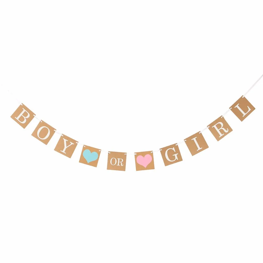 Вечерние гирлянды для маленьких мальчиков и девочек с надписью Baby Shower|Флажки
