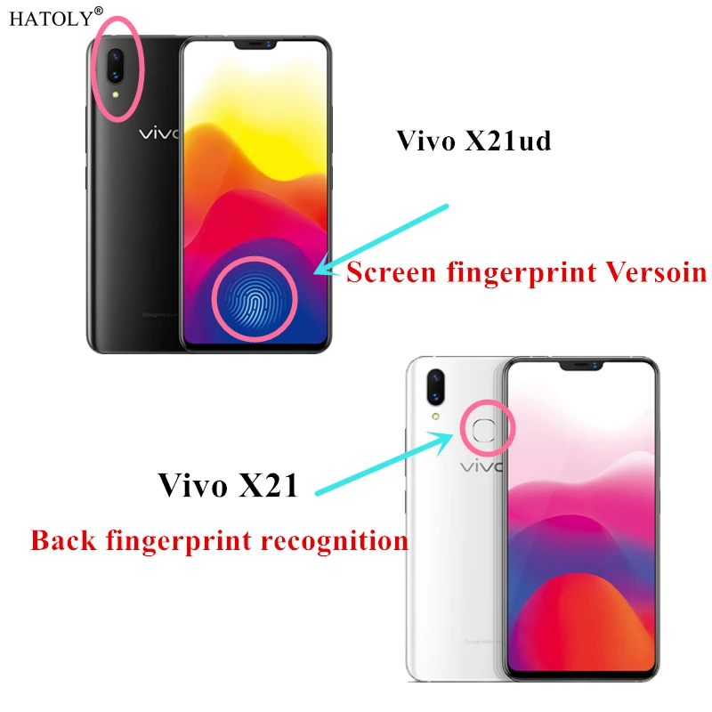 Гладкий Чехол для BBK VIVO X21 Ультратонкий жесткий защитный чехол из поликарбоната X